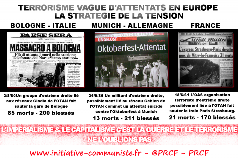 #vidéo Vague d’attentats terroristes en Europe : quand la stratégie de la tension sert l’impérialisme