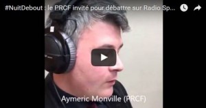 aymeric monville PRCF sputnik radio nuit debout