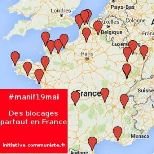 19 mai blocages en France