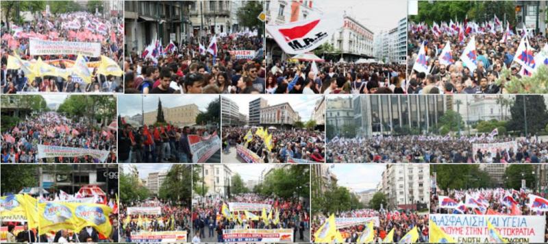 Contre la casse des retraites par l’UE et Tsipras, grève générale en Grèce !