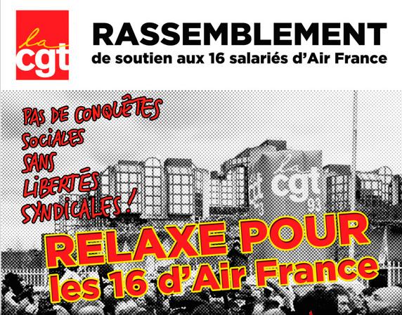 27 mai : manifestation de soutien aux Air France #airfrance #chemise #manif27mai