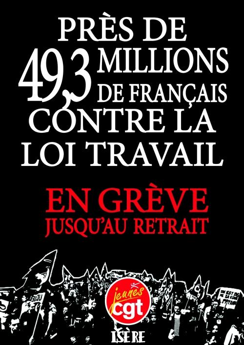 49,3 millions de français pour le retrait de la #LoiTravail et contre le #49al3 #manif12mai