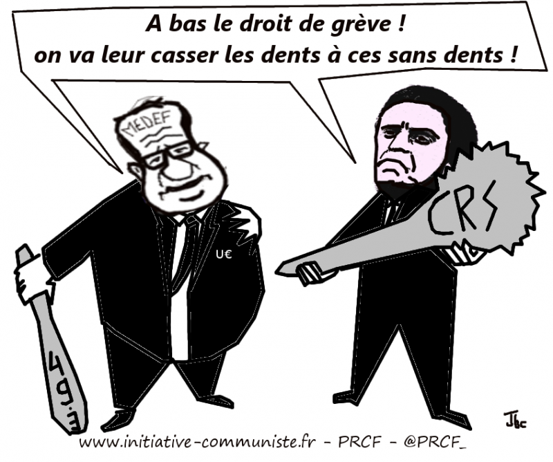 1906 – 2016  : Clemenceau – Valls et l’interdiction des manifestations