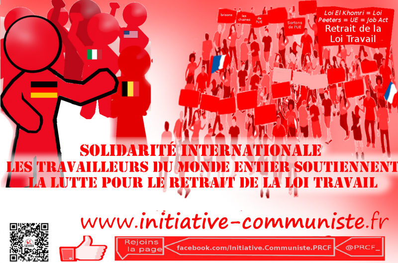 #manif24juin Solidarité des travailleurs allemands pour le retrait de la #LoiTravail