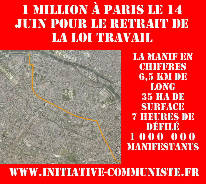 Les vrais chiffres de la manifestation à Paris le 14 juin et le mensonge éhonté de la police #manif14juin