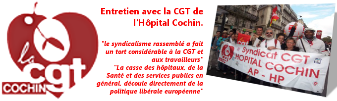 Entretien avec Bernard Giusti de la CGT de l’hôpital Cochin – IC n°170 – Lisez et Abonnez vous à Initiative Communiste