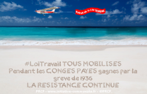 Loi travail congés payés résistance