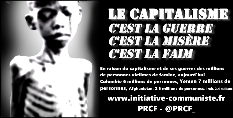 Le capitalisme c’est la famine et la guerre ! #ONU