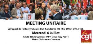 meeting 6 juillet