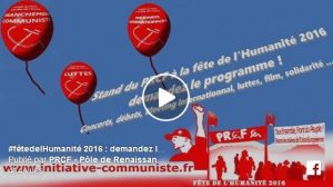 clip prcf fête huma 2016