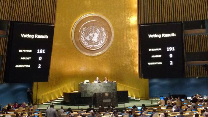 A l’ONU le blocus de Cuba condamné. #UNAG #UN