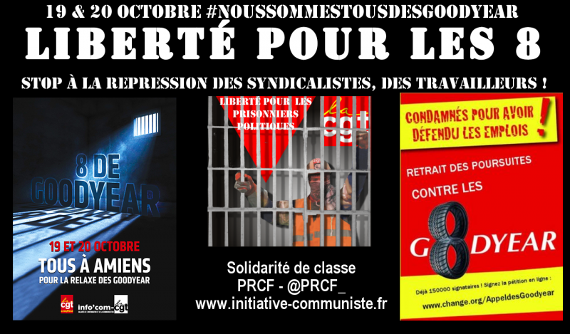 Tous à Amiens les 19 et 20 octobre! Nous sommes tous des Goodyears ! Relaxe pour les 8