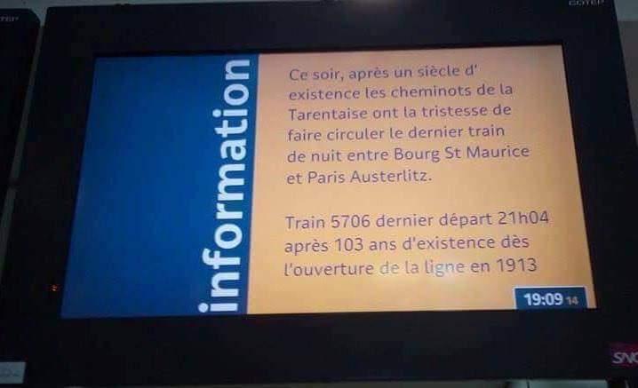 Euro privatisation du rail : la SNCF supprime les trains de nuit !