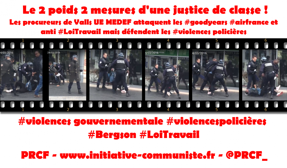 #violencespolicières Procès du policier frappant un lycéen de #Bergson : justice à deux vitesses, justice de classe !