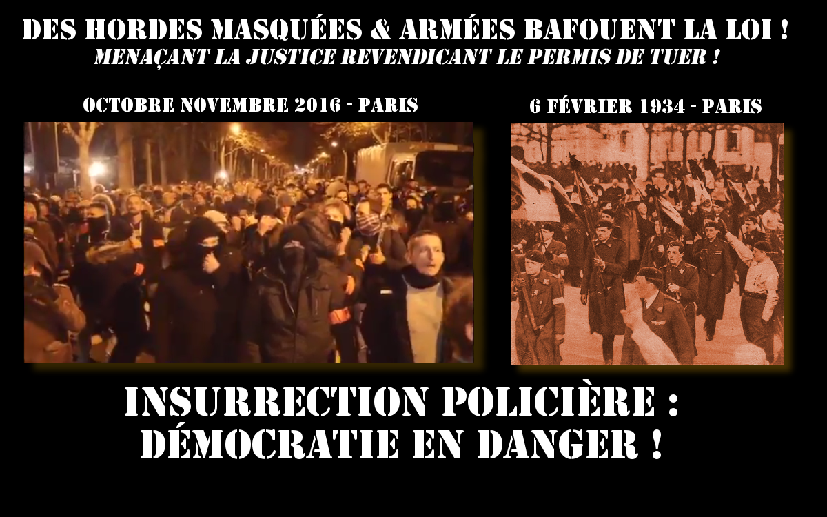 Attaques contre la justice : les manifestations de policiers illégales menacent la démocratie !