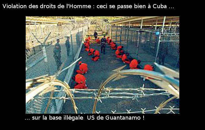 Les droits de l’homme à Cuba sont violés  : à Guantanamo, par les Etats Unis ! – par Léon Landini