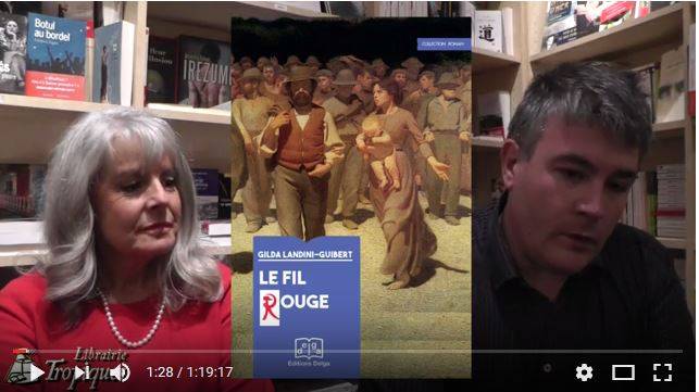 #vidéo échange autour du roman Le Fil Rouge de Gilda Landini. Un des livres indispensables de cette fin d’année !