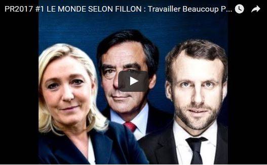 #vidéo Le Monde selon #fillon #macron et #lepen : travailler beaucoup plus Obtenir beaucoup moins #salaire #sécu #retraites