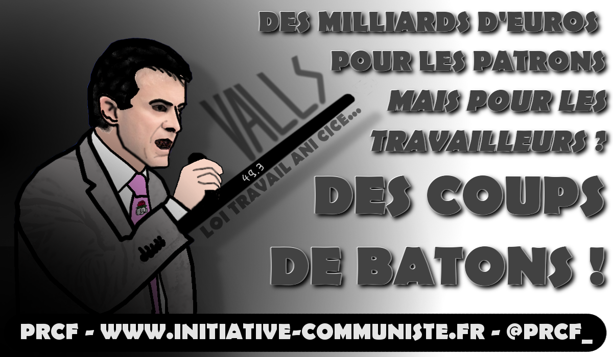 Valls : le matraqueur en chef, candidat des primaires de l’autre droite !