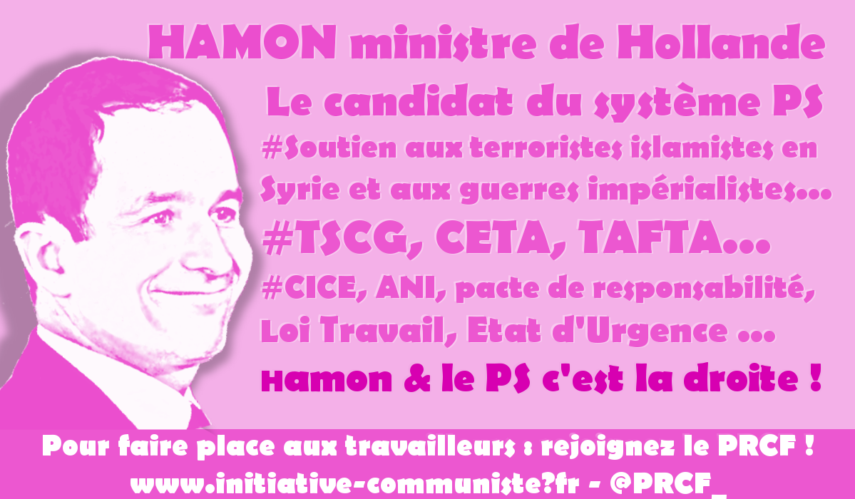 Hamon, le candidat qui prend les terroristes pour des démocrates –  par Burno Guigue
