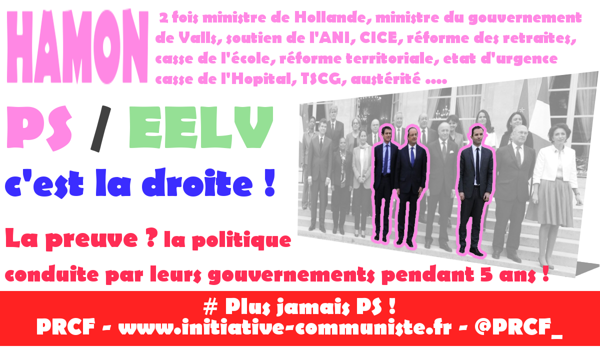 Hamon « l’unité » sans contenu, ou comment les appareils du PS et du PCF-PGE veulent prendre en étau l’espace politique « insoumis » – Par Georges Gastaud