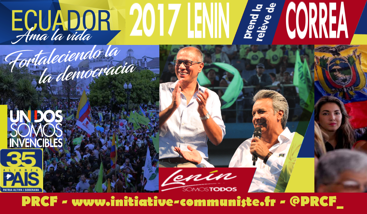 Élections en Equateur : Lenin pour continuer la révolution citoyenne lancée par Rafael Correa