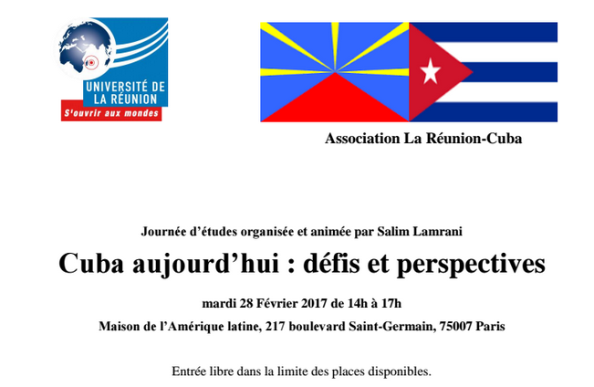 Cuba aujourd’hui : défis et perspectives – conférence débat à Paris