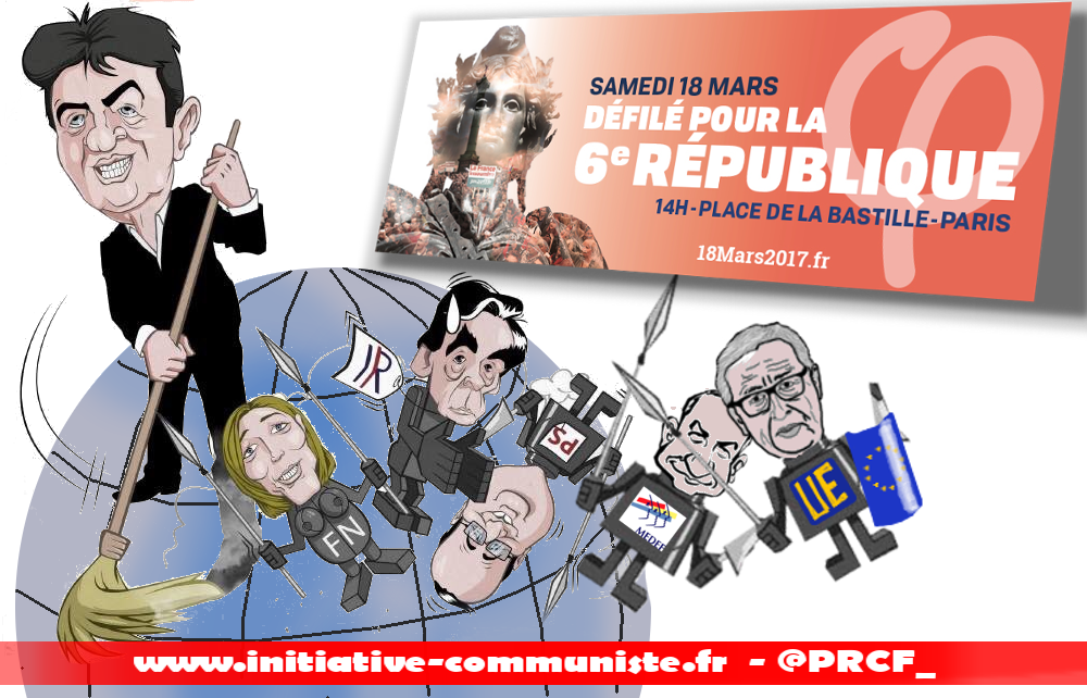 #18mars La France à la #Bastille pour dégager l’UE, le MEDEF et ses Fillon, Macron, Hamon & Le PEN !