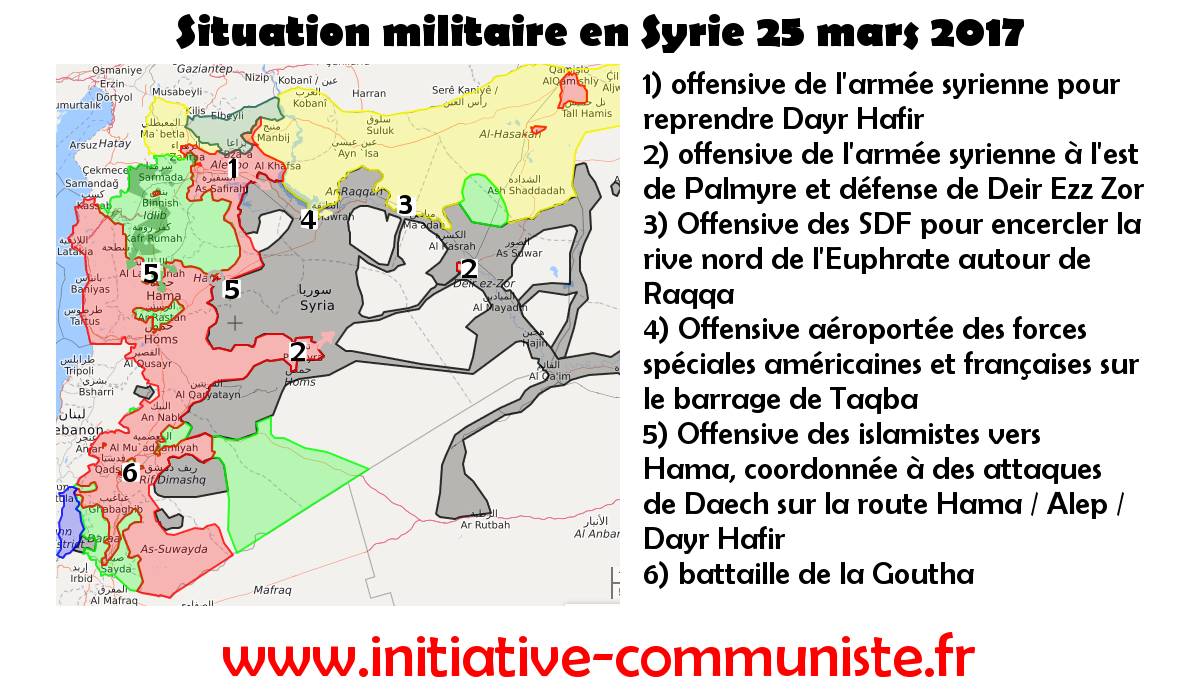 Des soldats US et français combattent en Syrie ! L’armée syrienne fait reculer Daech.