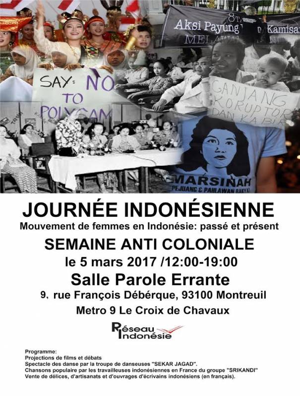 Indonésie : droits des femmes, luttes & mobilisation contre l’anticommunisme 4 dates à ne pas manquer au mois de Mars.