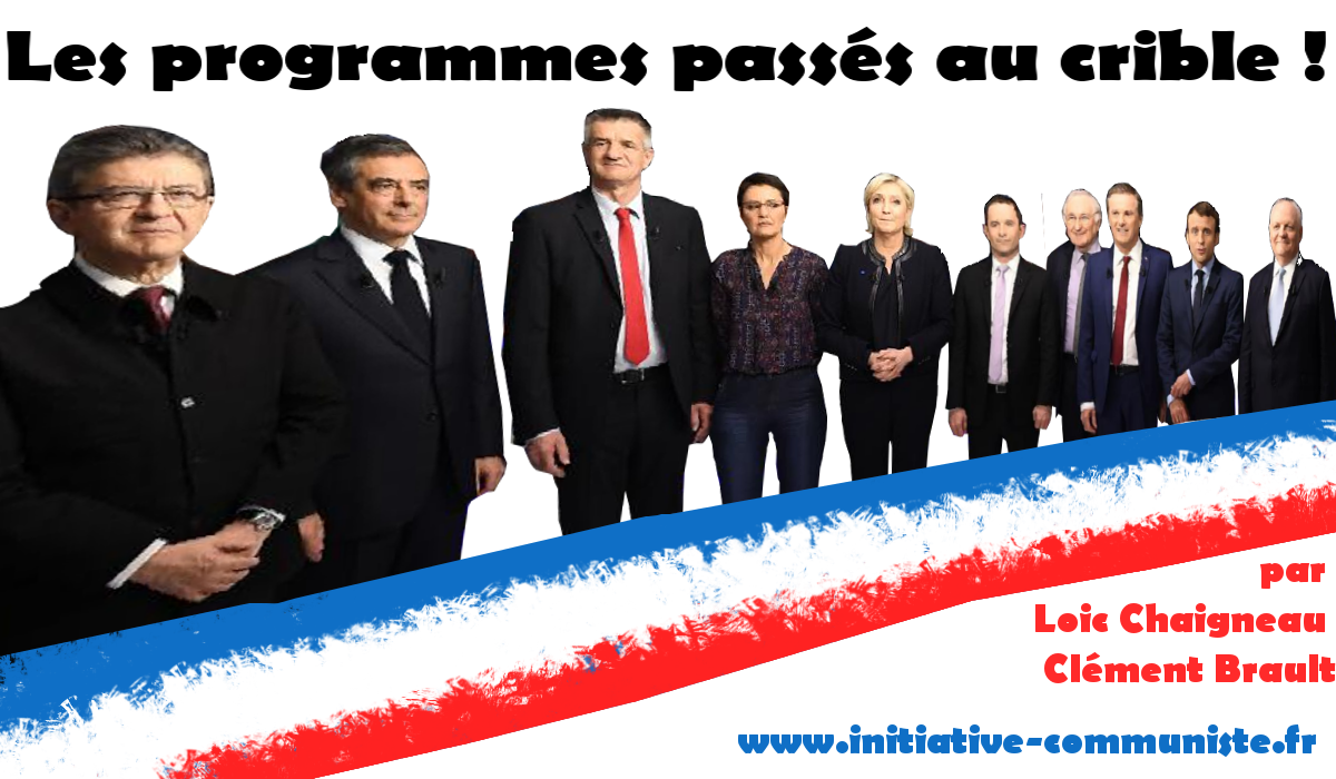 Quels sont les programmes des candidats à la présidentielle ? interview de Loic Chaigneau et Clément Brault
