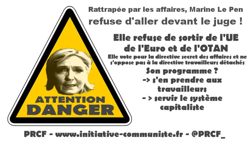 Le Pen, le FN c’est la casse du modèle social, des retraites, des salaires, des droits des travailleurs #pasunevoixaufn #vidéo