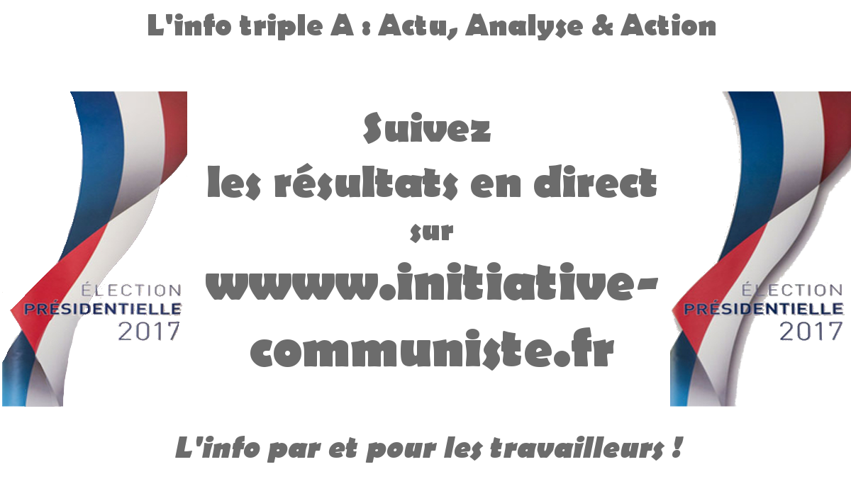 Résultats du premier tour de l’élection présidentielle 2017 – Les chiffres