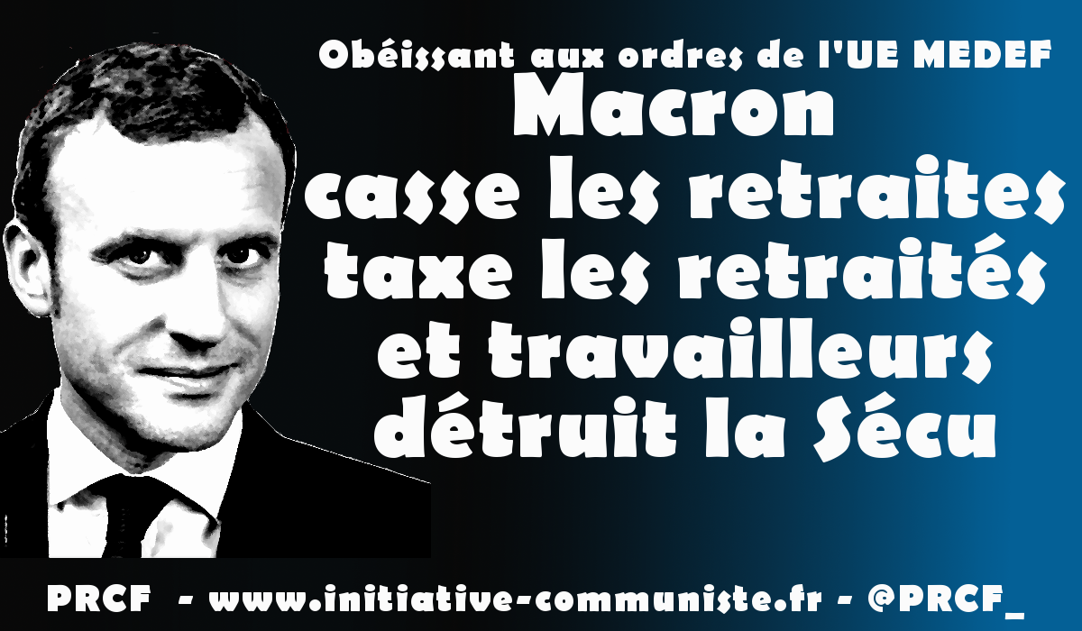 Avec Macron, en avant pour le prochain recul social en matière de retraites – B Teper