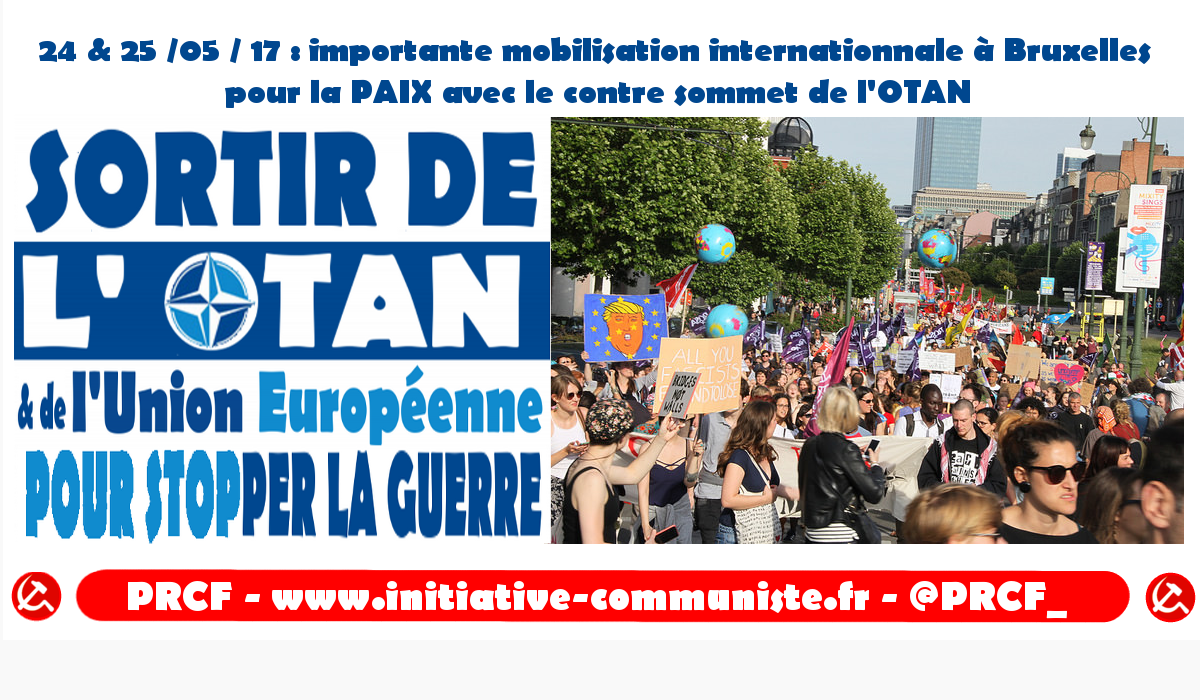 Contre-Sommet de l’OTAN à Bruxelles : contre le surarmement et la guerre, une mobilisation sans répit !