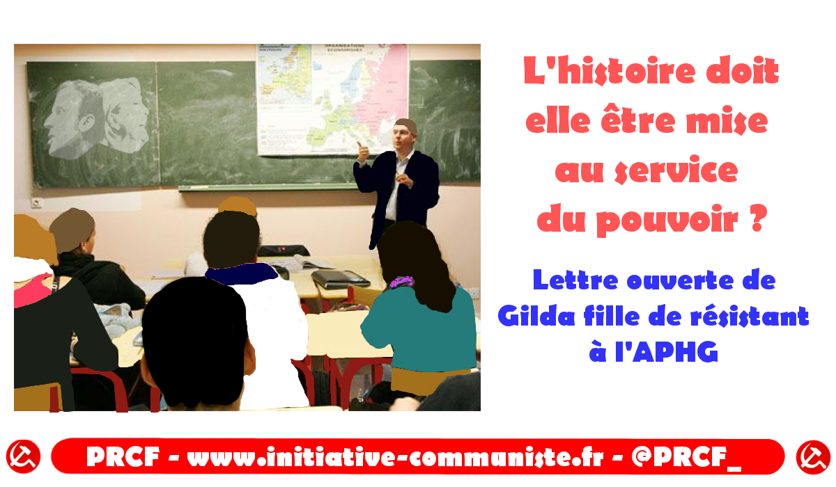 L’histoire doit elle être mise au service du pouvoir ? Lettre ouverte à l’association des professeurs d’Histoire Géographie
