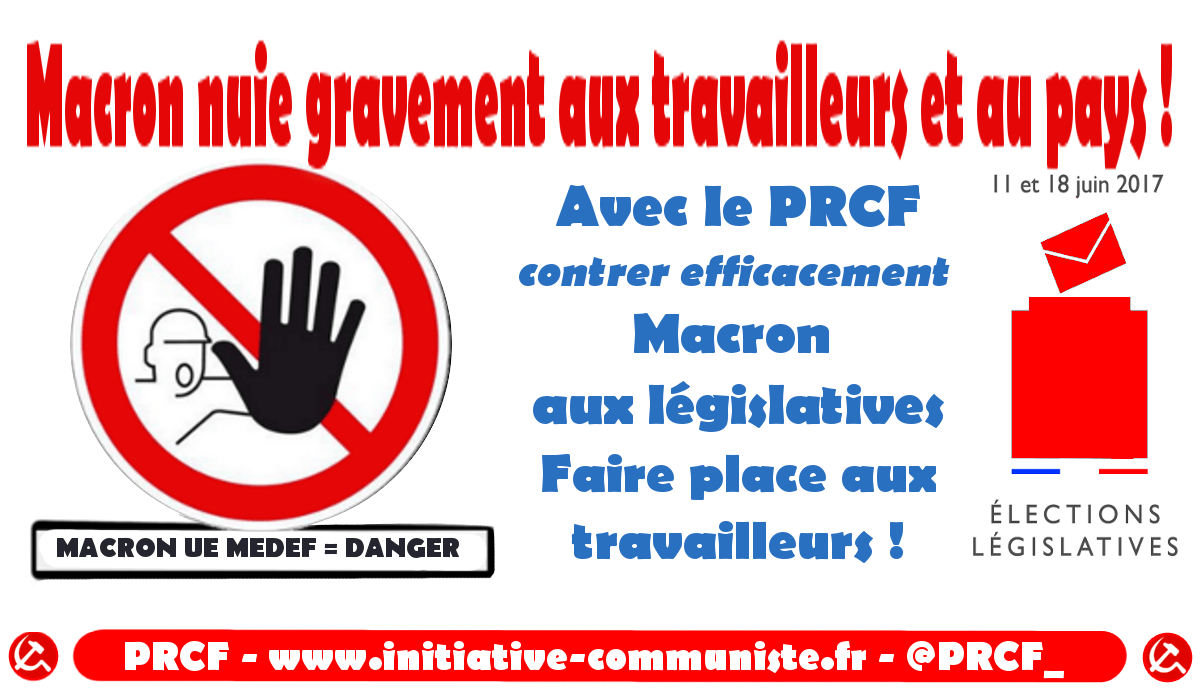 Pour contrer efficacement Macron aux législatives .