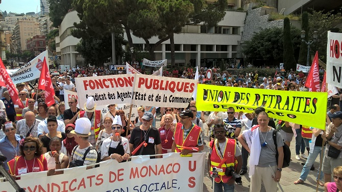 Lutte pour les retraites à Monaco : le tous ensemble et en même temps ça marche !