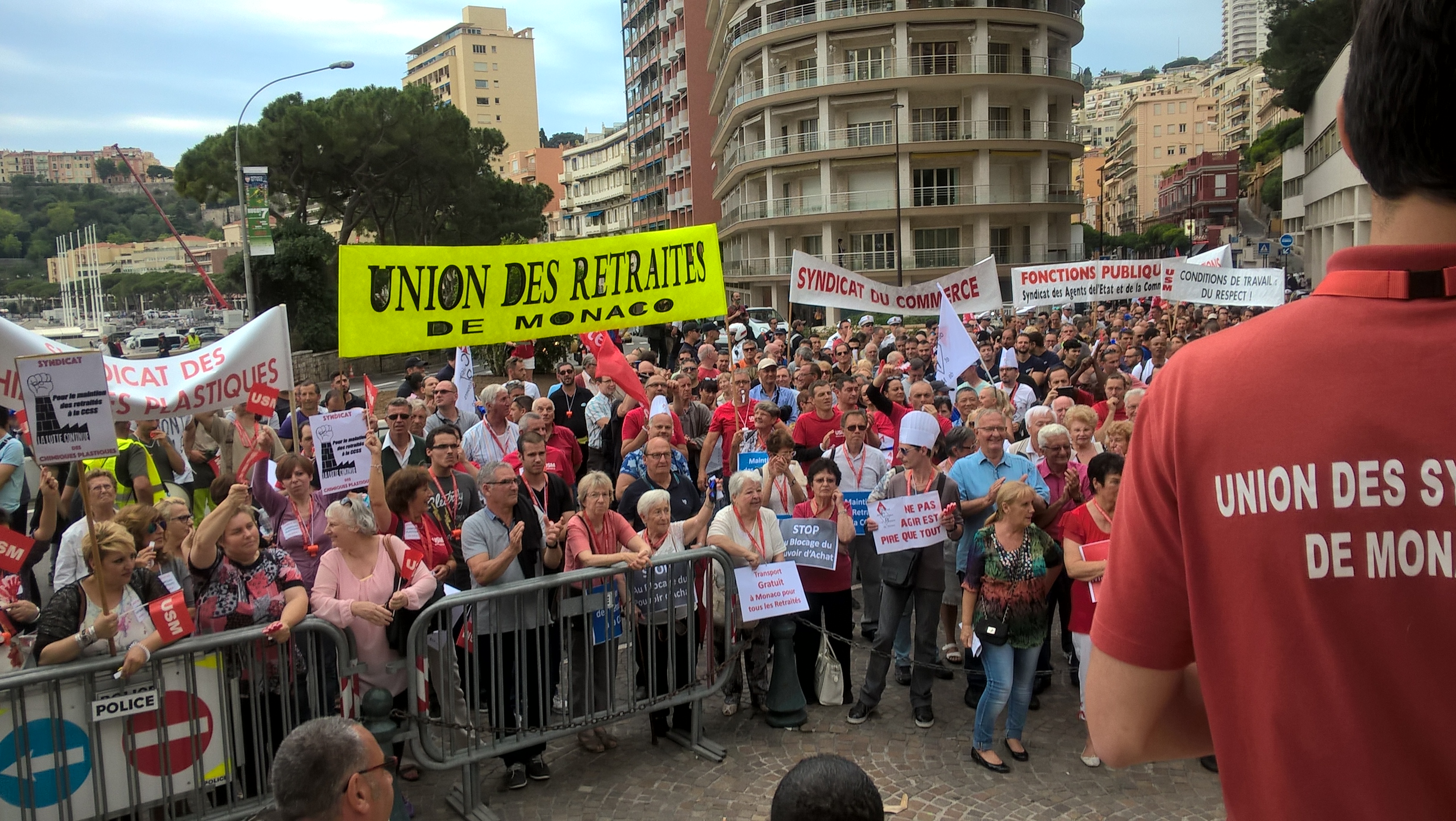 Manifestation pour les retraites à Monaco : les explications de Alex Falce
