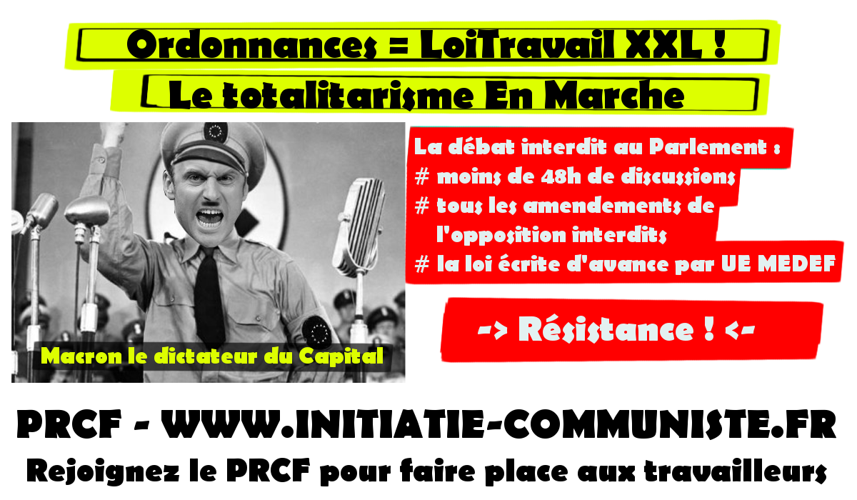 #loitravailXXL : le totalitarisme En Marche interdit le débat parlementaire