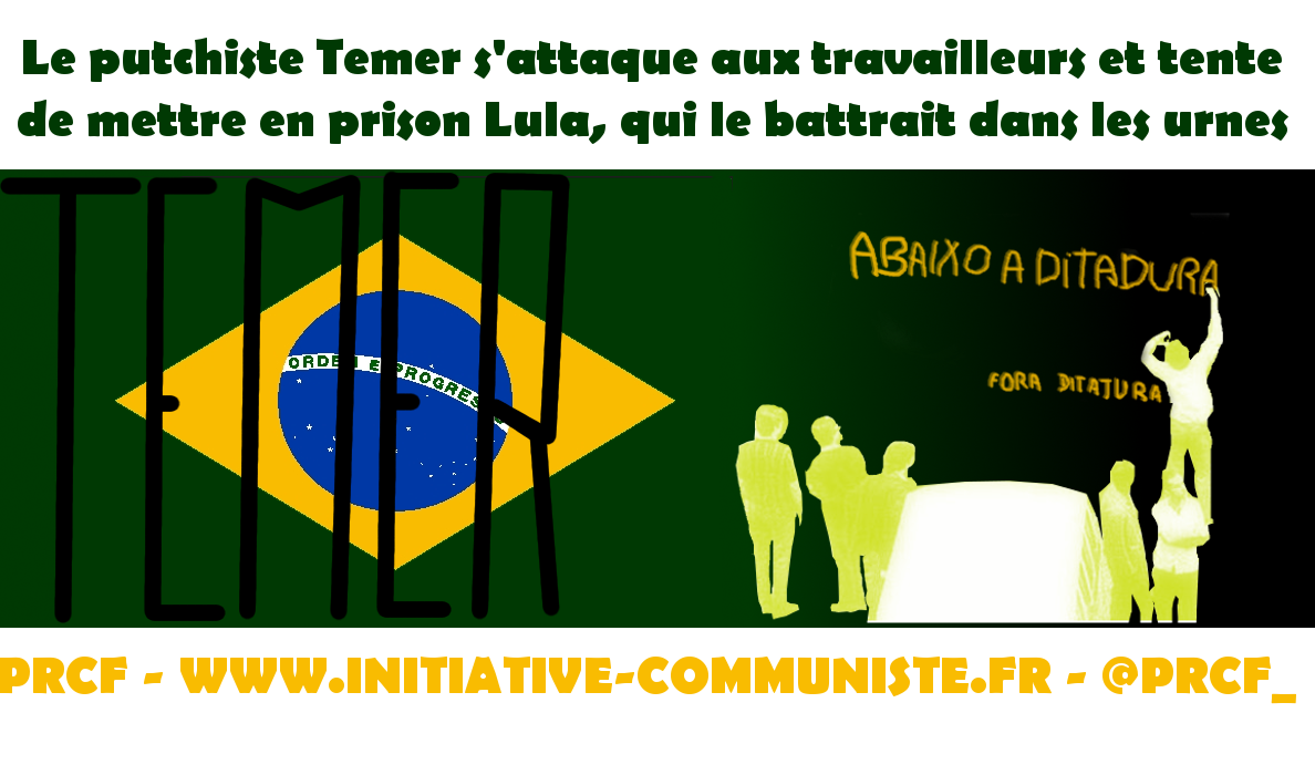 Le retour de la dictature au Brésil ? Lula harcelé, le putschiste Temer protégé du système !