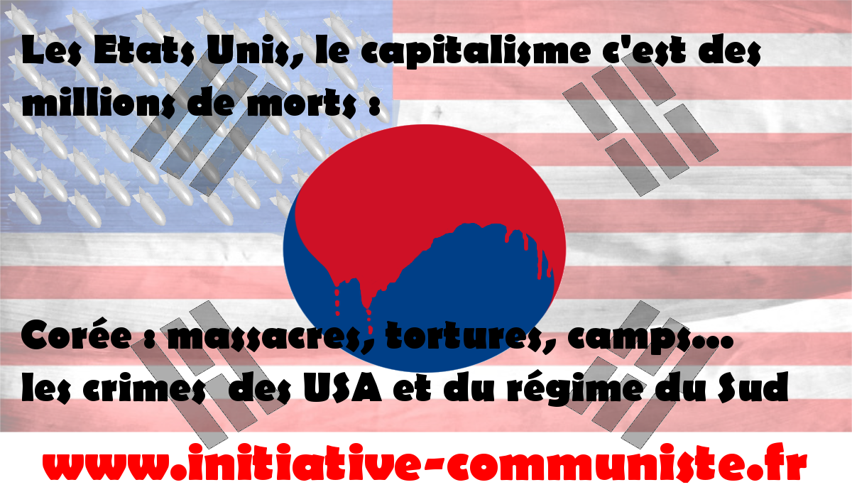 Massacres, tortures, camps en Corée… les crimes  des USA et du régime du Sud