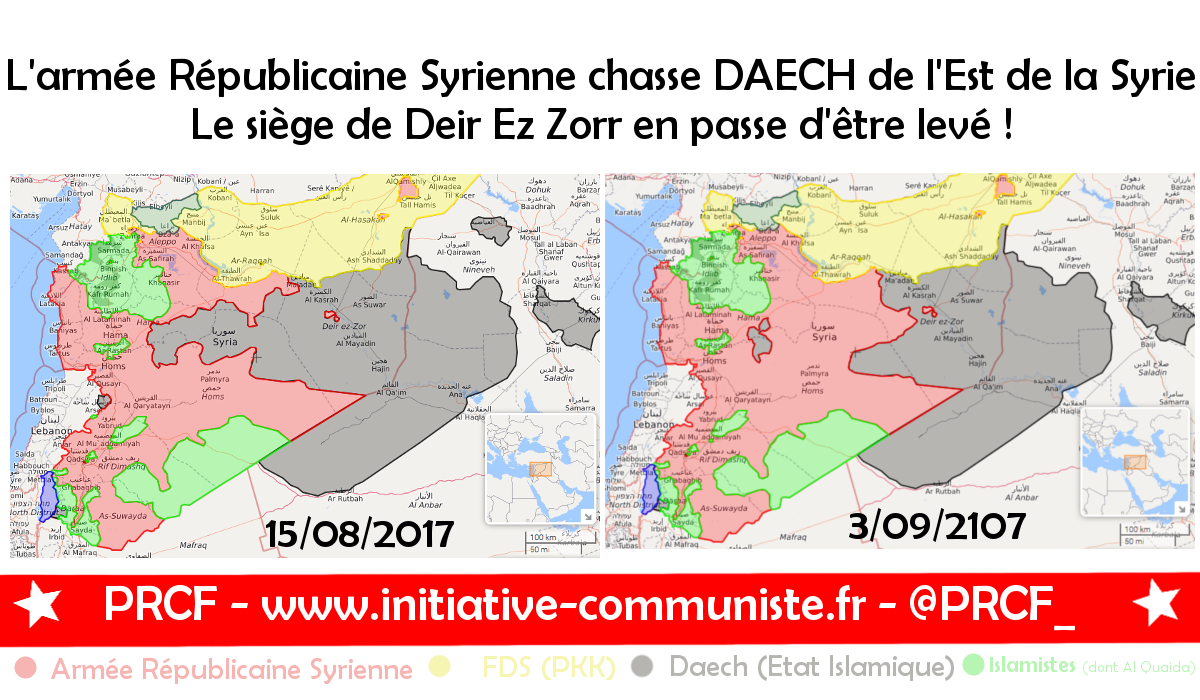 La Syrie inflige défaites sur défaites à Daech : le siège de Deir Ez Zorr en passe d’être levé