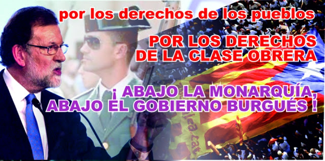 Halte à la fascisante répression de Mariano Rajoy en Catalogne !