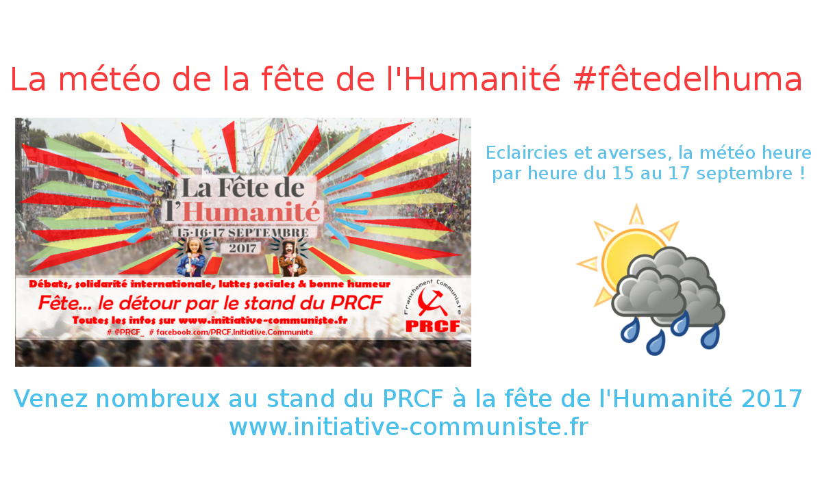 Heure par heure : La météo de la fête de l’Humanité #fêtedelhuma