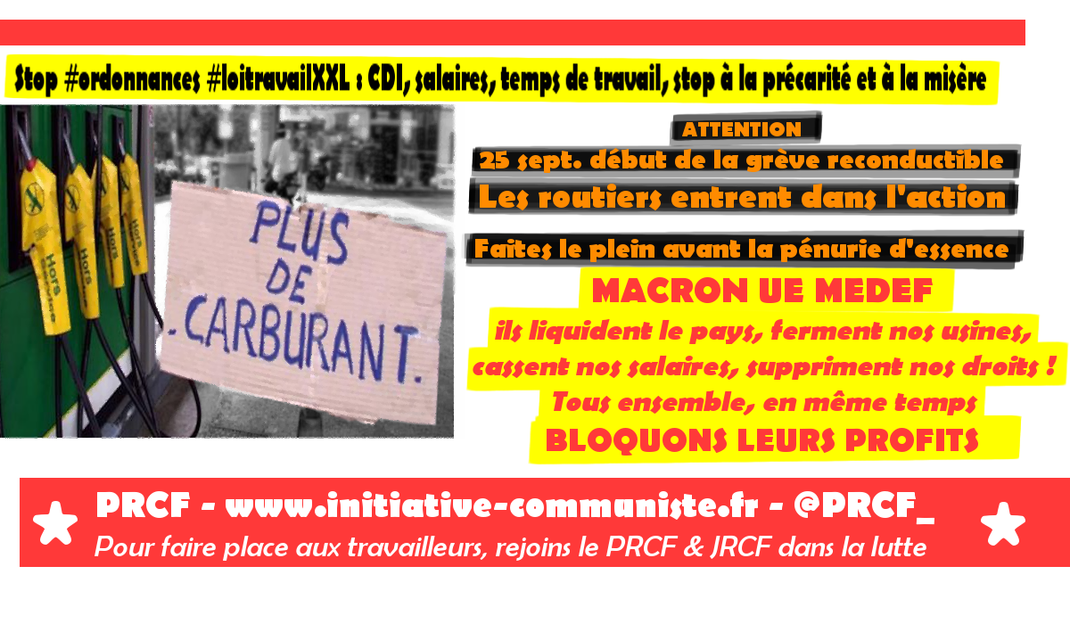 #ordonnances: blocage des routes et des raffineries, bientôt la pénurie d’essence : faites le plein !