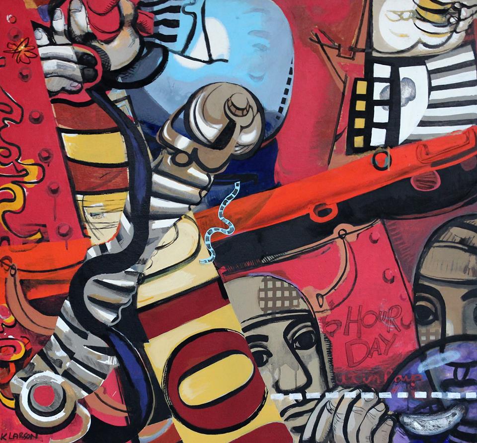 KENNETH LARSON, peintre et révolutionnaire  – Rétrospective 20 au 31 octobre [Grenay – 62]