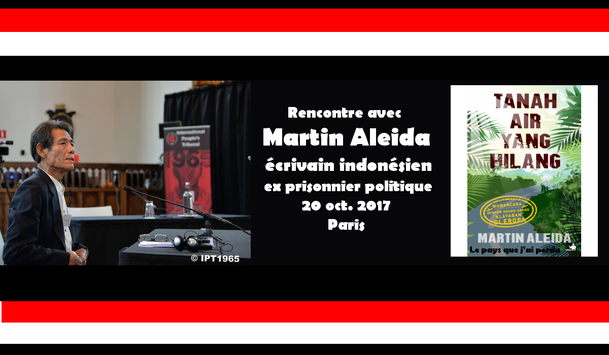 Rencontre avec Martin Aleida, écrivain indonésien, ex prisonnier politique