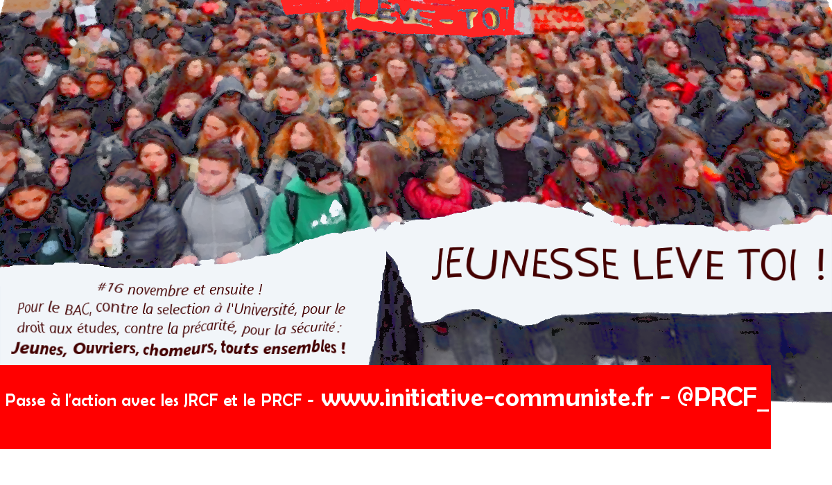 Universités, Lycées, les organisations appellent à manifester le 16 novembre !