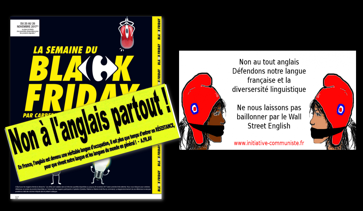 #BlackFriday, un attentat contre la langue française et la dignité du peuple de France !…